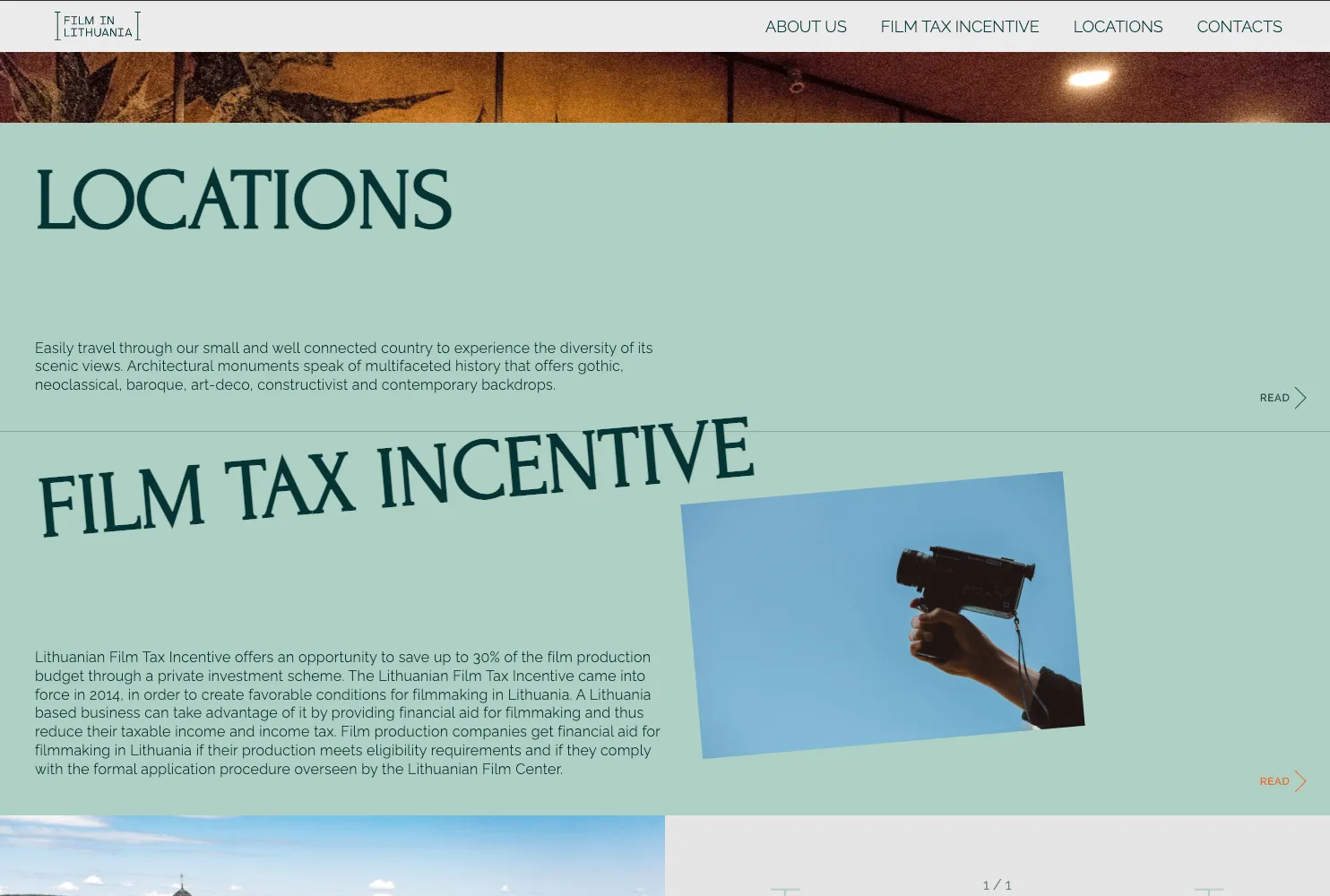 Lietuvos filmavimo vietovių aprašymas su kino mokesčių lengvatos informacija